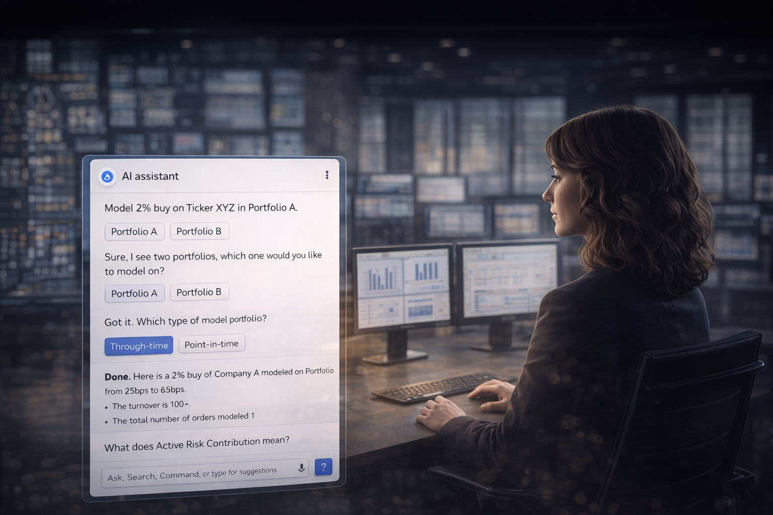 Augmenting investment decision‑making with AI‑driven workflow intelligence